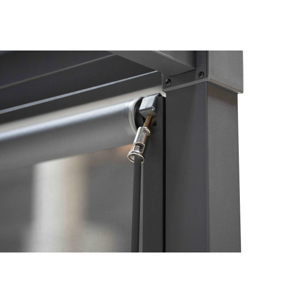 Roleta przeciwsłoneczna opuszczana 4M - Pergola tarasowa MIRADOR Solid 80 i Basic 88  - Antracyt